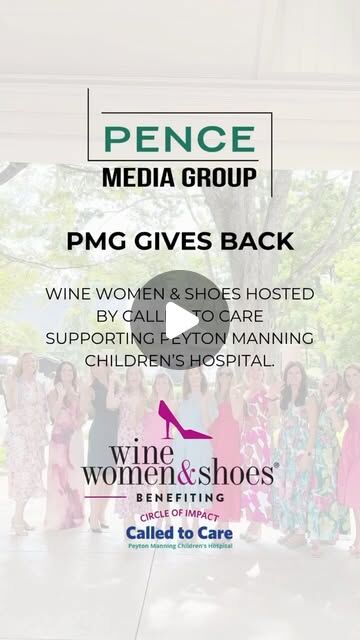 Last week as part of #PMGGivesBack, Pence Media Group was proud to support Wine, Women & Shoes 2026, benefiting called_to_care18 and PeytonChildrens.

Our own NicolePence had the honor of serving as emcee for the event, alongside PMG clients, partners and community leaders who came together for an incredible cause.

Together, the event raised more than $350,000 to help provide hope, healing and exceptional care for children and families across our community.

We’re grateful to play a small part in making it loud for organizations and causes making a meaningful difference.

#PMGGivesBack #MakeItLoud #WineWomenAndShoes #PeytonManningChildrensHospital